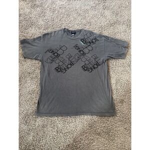 Vintage Y2K Billabong T Shirt Gray Tee Mens XL Surf Skate Logo Front